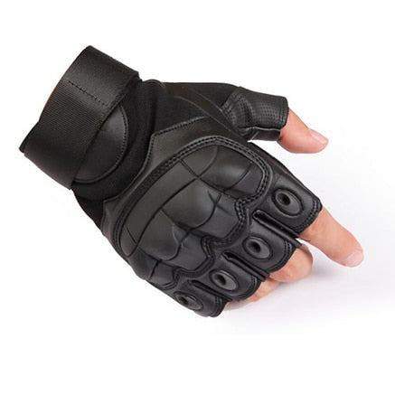 Touchscreen Gloves PU Leather, Hard Knuckles