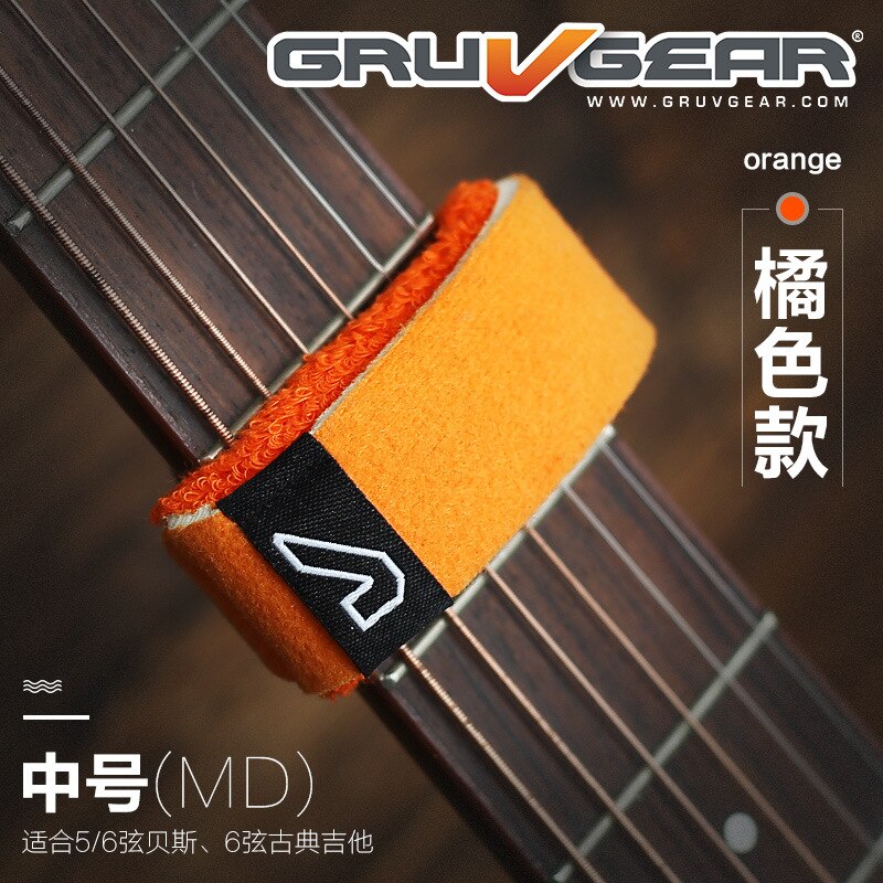Gruv Gear FretWraps - Schnurschlagdämpfer für Bass, Akustikgitarre, Ukulele - Einzelpackung