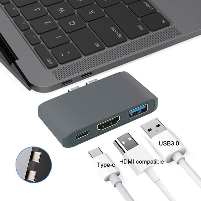 Possible Hub USB C Thunderbolt 3 Dock avec adaptateur HDMI-Rj45 pour MacBook Pro-Air M1