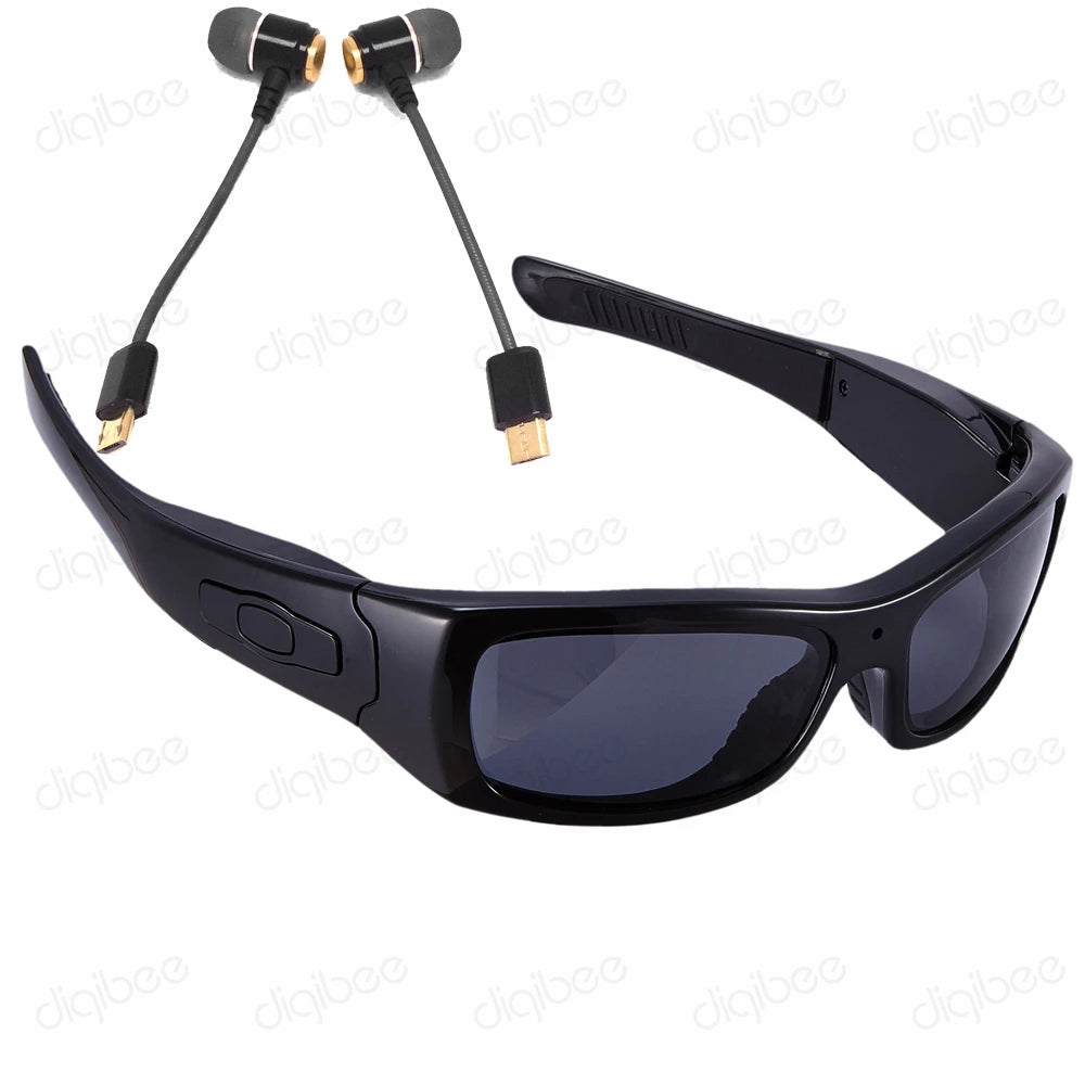 TR90 Eyewear Sports Cam OTG HD 1080P Polarisierte Sonnenbrille Mini Kamera Brille