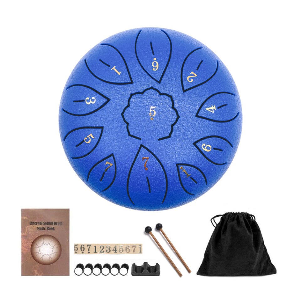 8-11 tongue drum tuning Kits de tongue drum en acier 6"