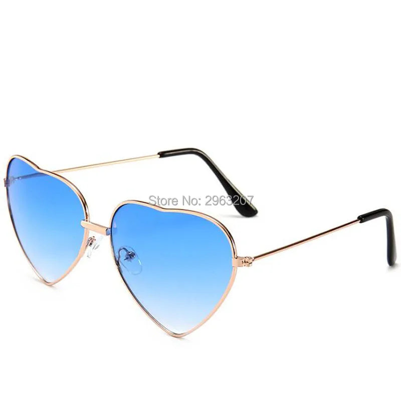 100pcs Mode Frauen Herz geformt Sonnenbrille Hawaiian Party Dekorationen Sonnenbrille Sommer Pool Thema