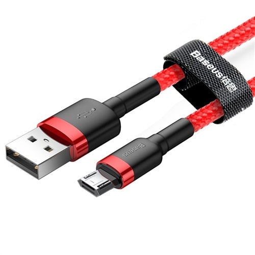 Câble micro USB Baseus 2.4A pour téléphone mobile Android Samsung J7 Redmi Note 5 Pro