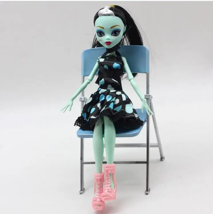 Monster Dolls with Movable Body: Dracula ura/Clawdeen Wolf/ Frankie Stein/black Wydowna Spider for Girls High-End Fashion Toys