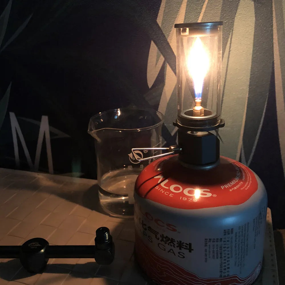 JBL-L001 Gas Camping Laterne Camp Ausrüstung Gas Kerze Lichter Lampe für Ourdoor