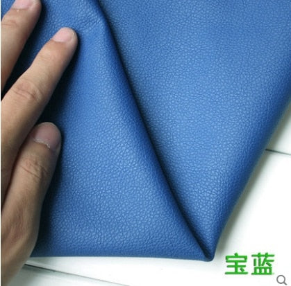 Tissu en cuir slychee gaufré PU 50x70cm, simili cuir pour la couture