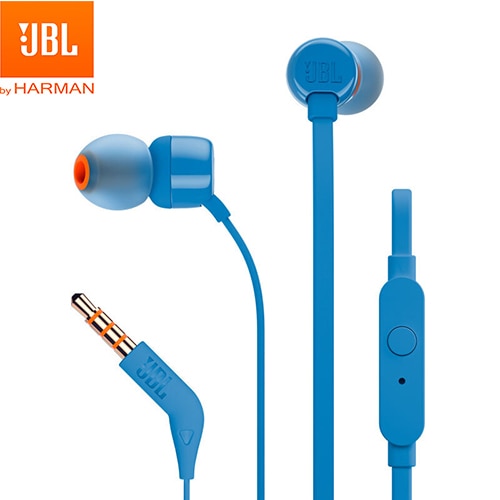 JBL TUNE 110 Headphones T110 Stereo Music Bass Earbuds Sport Headset