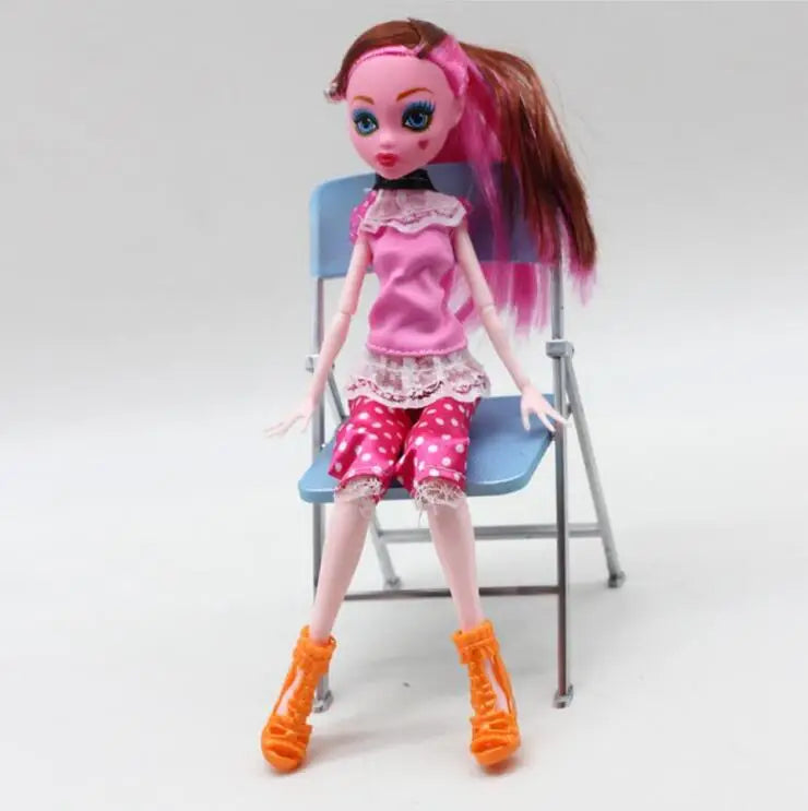 Monster Dolls with Movable Body: Dracula ura/Clawdeen Wolf/ Frankie Stein/black Wydowna Spider for Girls High-End Fashion Toys