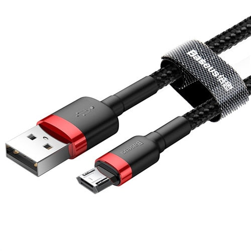 Câble micro USB Baseus 2.4A pour téléphone mobile Android Samsung J7 Redmi Note 5 Pro