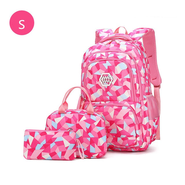 Girls School Bag Set 3-piece Princess