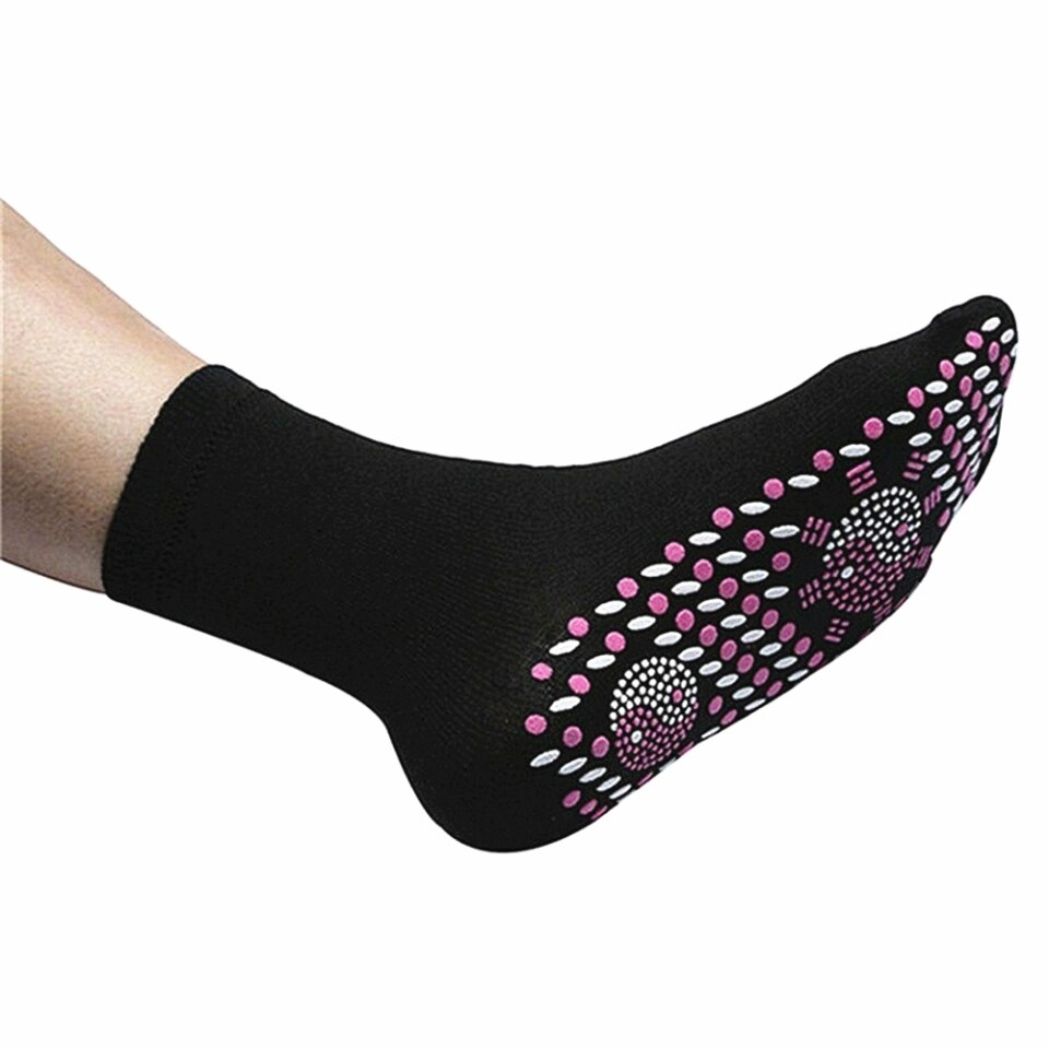 Self-heating magnetic socks for women and men