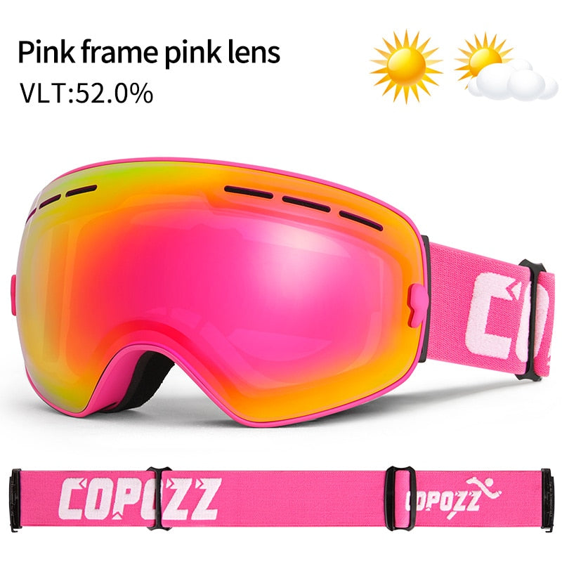 COPOZZ Skibrille UV400 Anti-Beschlag Big Ski Maske