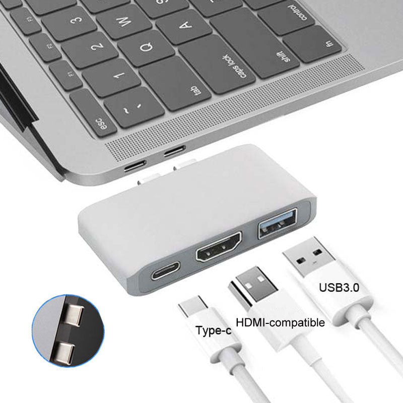 Possible Hub USB C Thunderbolt 3 Dock avec adaptateur HDMI-Rj45 pour MacBook Pro-Air M1