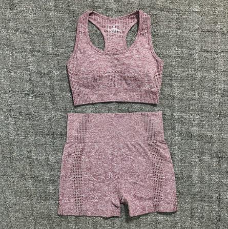 Ensemble de 2 survêtements pour femmes Yoga Set Gym Outfit