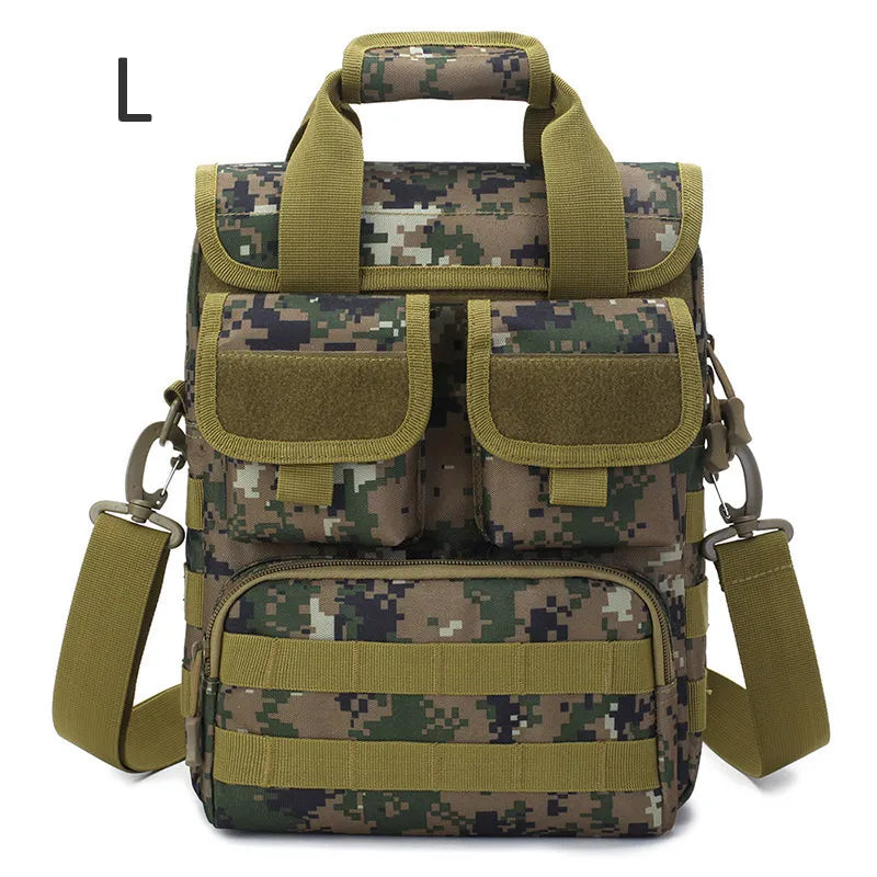 Männer taktische Handtasche Laptop Militär Schulter Crossbody Taschen Camouflage Molle Jagd Camping Sport XA318D