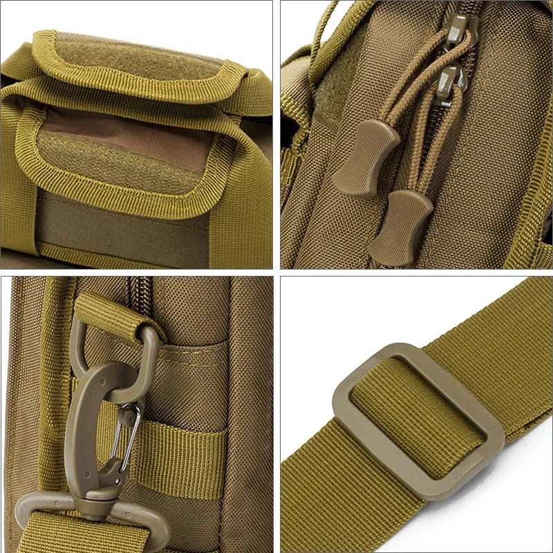 Männer taktische Handtasche Laptop Militär Schulter Crossbody Taschen Camouflage Molle Jagd Camping Sport XA318D