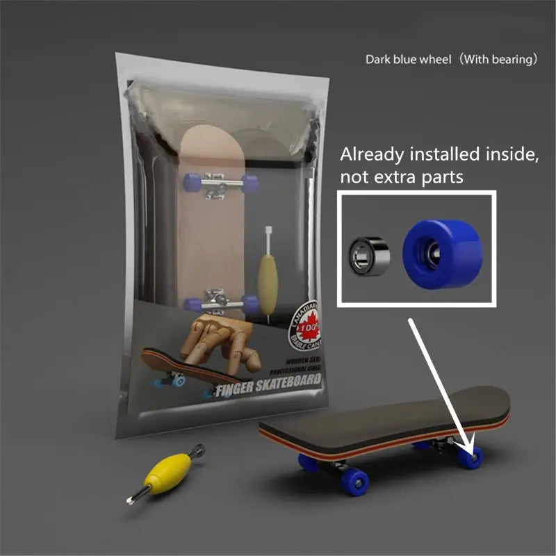 Finger SkateBoard Holz Griffbrett Spielzeug Professionelle Stents Finger Skate Set Neuheit Kinder Weihnachten Geschenk