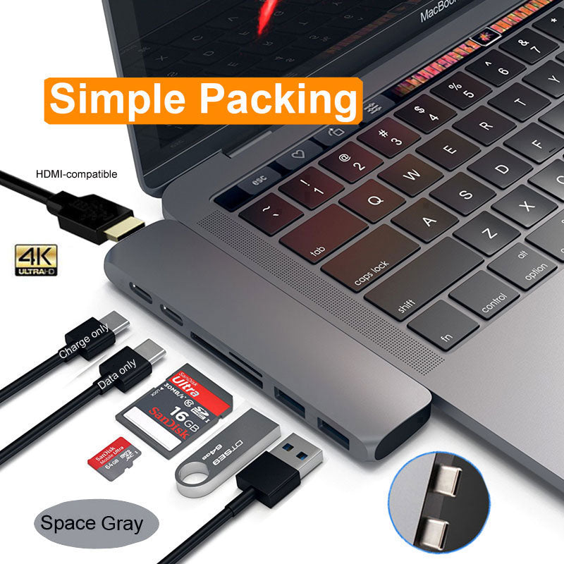 Possible Hub USB C Thunderbolt 3 Dock avec adaptateur HDMI-Rj45 pour MacBook Pro-Air M1