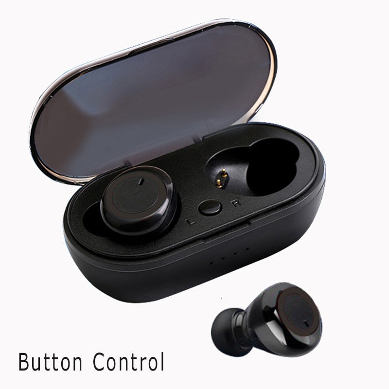 Y50 TWS Bluetooth Kopfhörer 5.0, wasserdicht, tiefer Bass, kabellose Ohrhörer