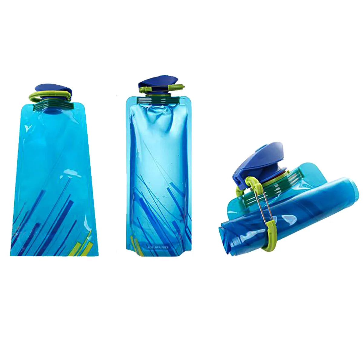 Faltbare Wasserflasche Outdoor Wandern Camping PE Wasser Soft Flask