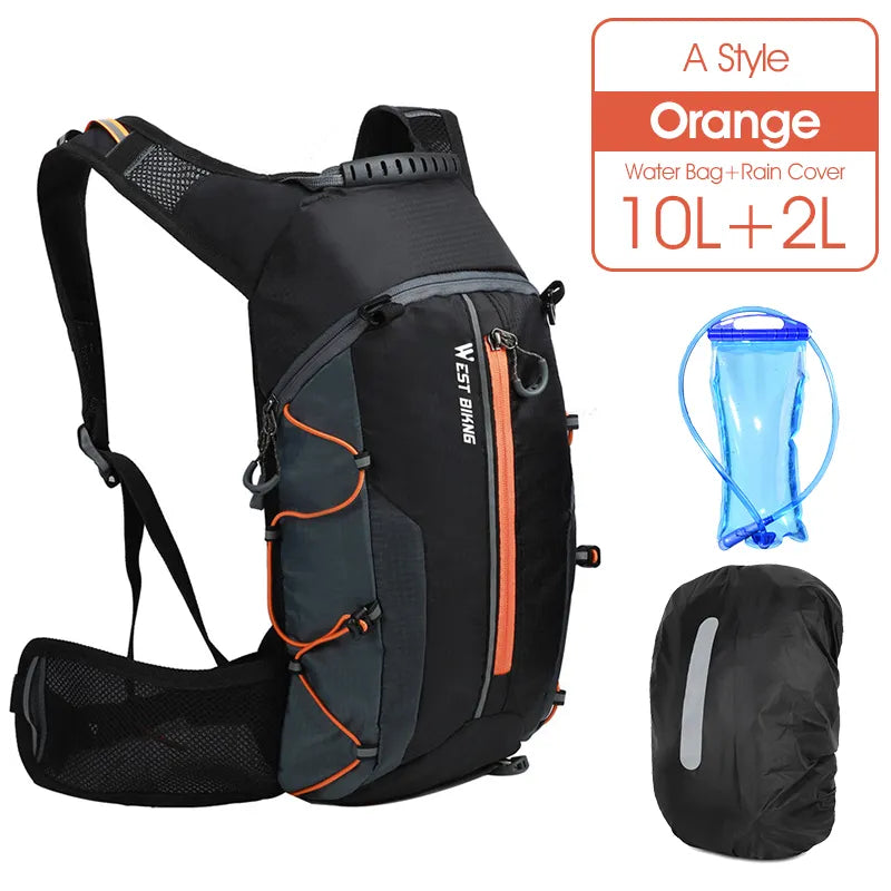 WEST BIKING Wasserdichte Fahrradtasche Portable Reflektierende Sport Radfahren Rucksack Outdoor Wandern Klettern MTB Fahrrad Zubehör