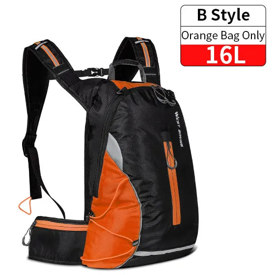 WEST BIKING Wasserdichte Fahrradtasche Portable Reflektierende Sport Radfahren Rucksack Outdoor Wandern Klettern MTB Fahrrad Zubehör