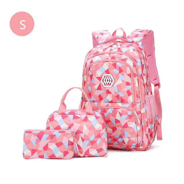 Girls School Bag Set 3-piece Princess