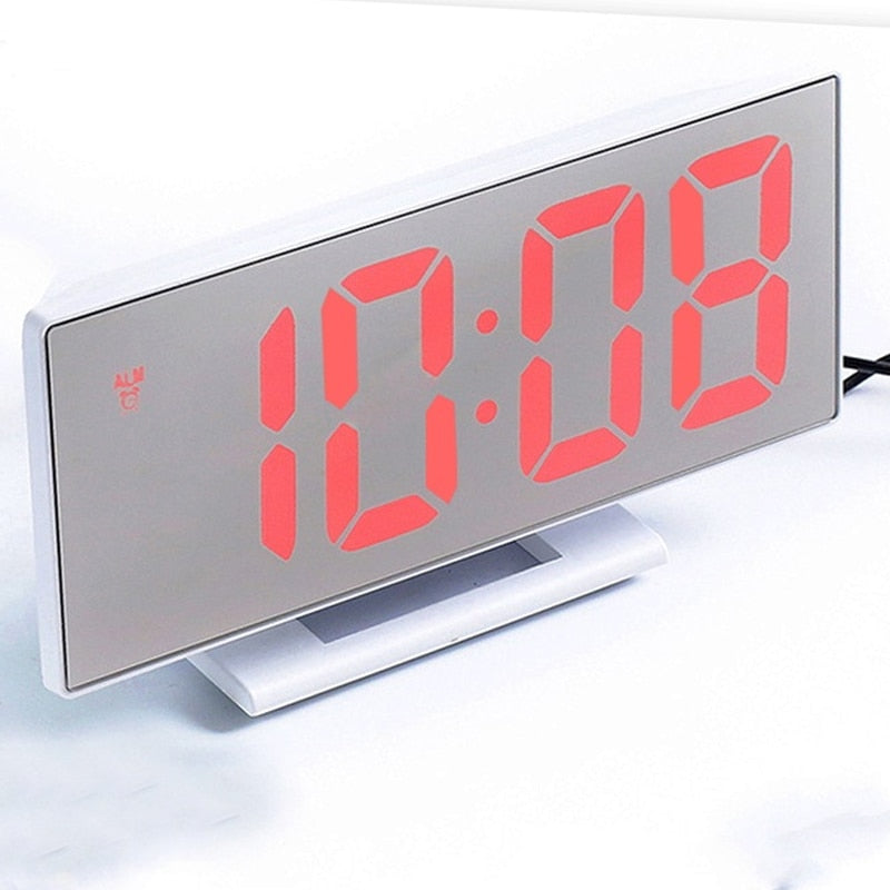 Réveil LED pour chambre d'enfant avec affichage de la température et fonction snooze