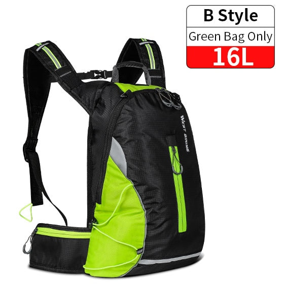 WEST BIKING Wasserdichte Fahrradtasche Portable Reflektierende Sport Radfahren Rucksack Outdoor Wandern Klettern MTB Fahrrad Zubehör