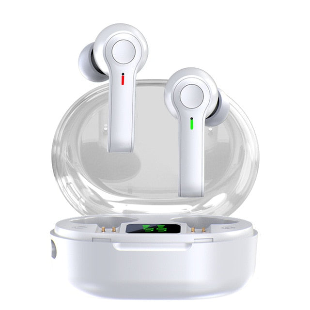 R22 Kabellose Ohrhörer TWS 5.1 Bluetooth Kopfhörer IPX8 Wasserdicht 40 Std. HiFi Sound