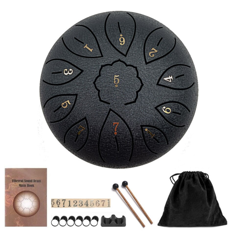 8-11 tongue drum tuning Kits de tongue drum en acier 6"