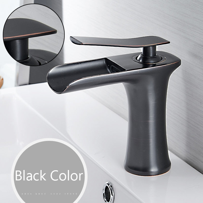 Robinet de lavabo robinet de salle de bain cascade mitigeur mitigeur