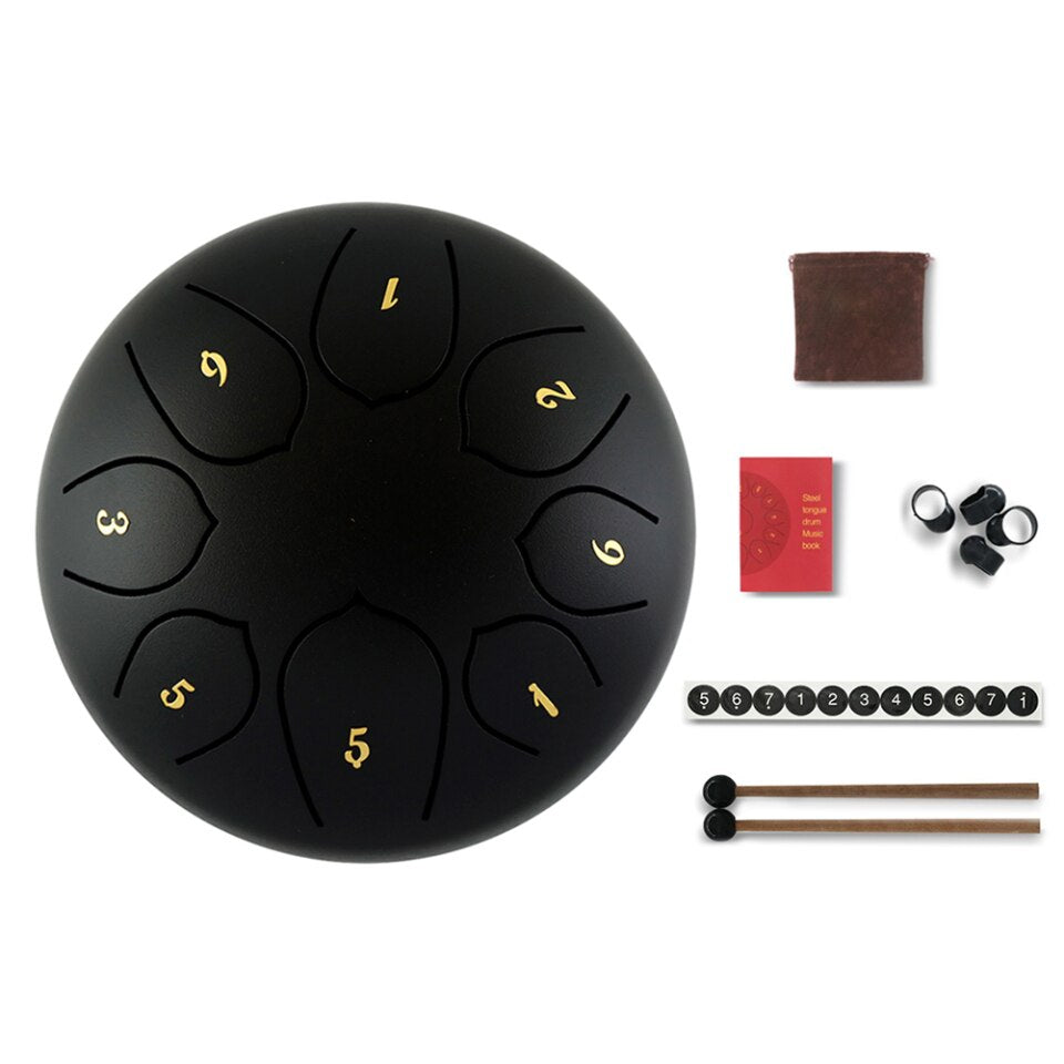 8-11 tongue drum tuning Kits de tongue drum en acier 6"