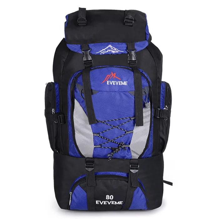 Men's 80L Big Hiking Mountaineering Climbing Backpack