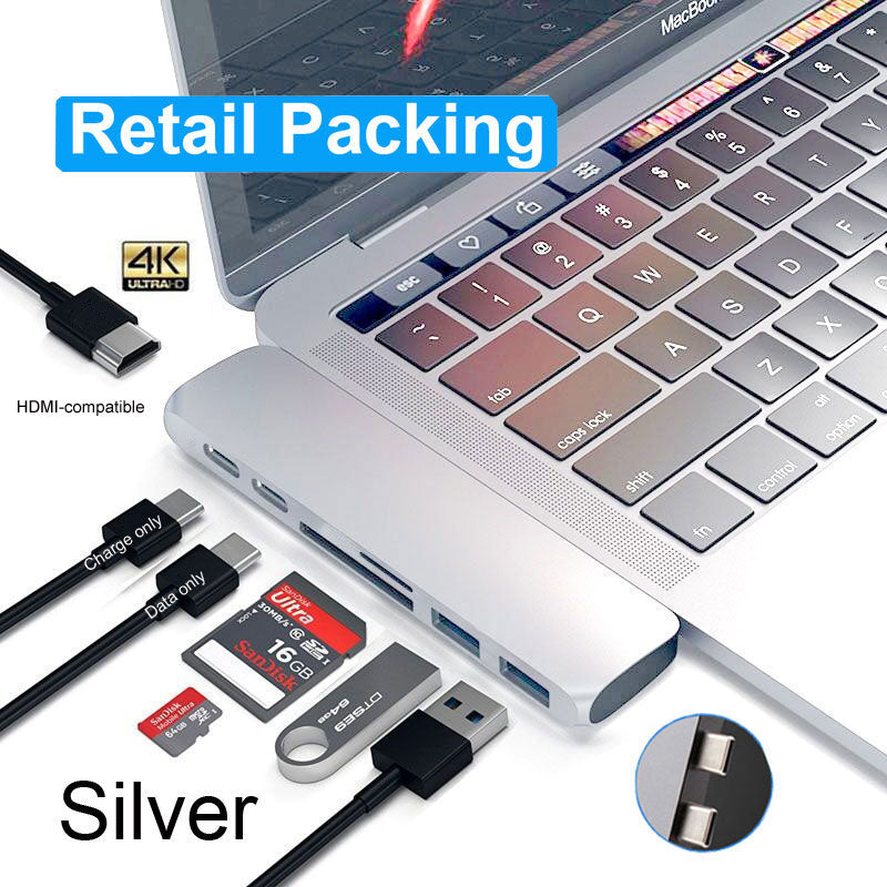 Possible Hub USB C Thunderbolt 3 Dock avec adaptateur HDMI-Rj45 pour MacBook Pro-Air M1