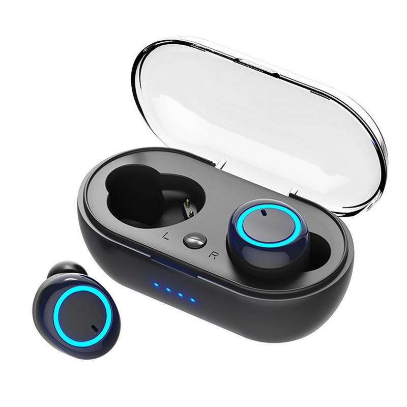 Écouteurs Bluetooth Y50 TWS 5.0 Écouteurs sans fil à basses profondes étanches