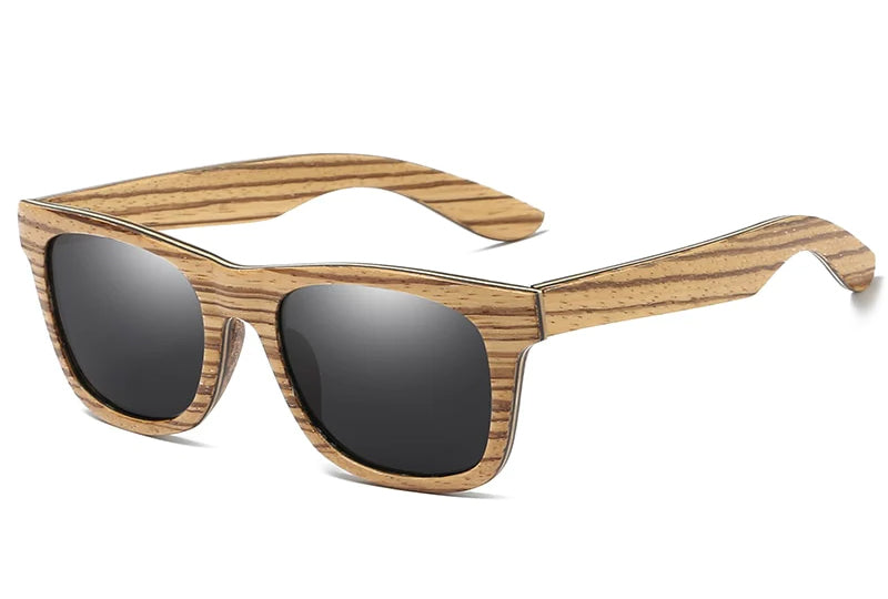Handgefertigte Holz-Sonnenbrille für Frauen und Männer