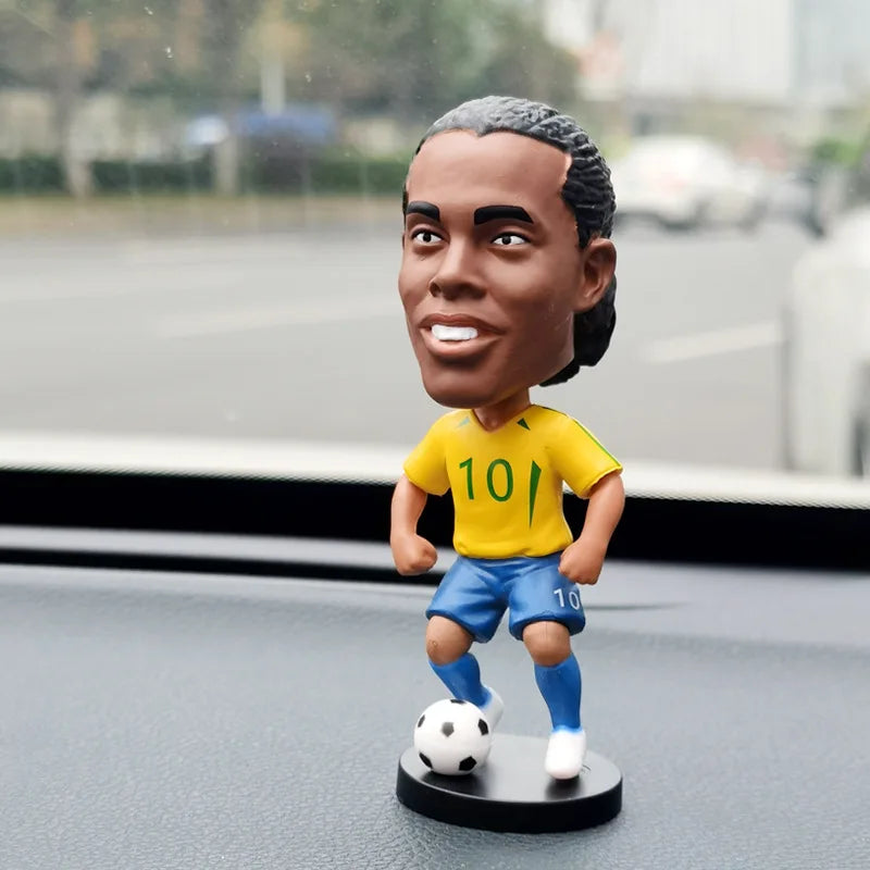 Fußballstar Puppe Auto Ornament gibt Jungen Geschenke c Ronaldo Stern Woche Charakter Neymar schüttelt seinen Kopf Puppe