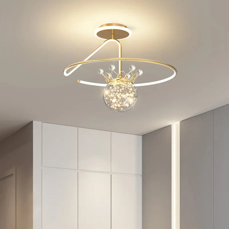 Plafond moderne à LEDs lampe salon éclairage plafond chambre décor 46W AC220V