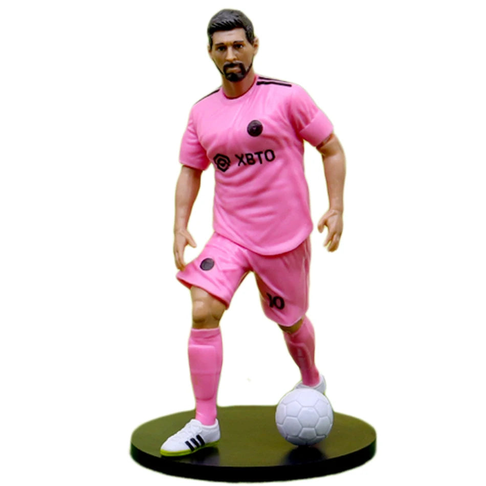 Gekürzte Version von Cristiano Ronaldo Messi MBappe Star Football Action Figures Sammelbare Fanartikel aus Madrid und Barcelona