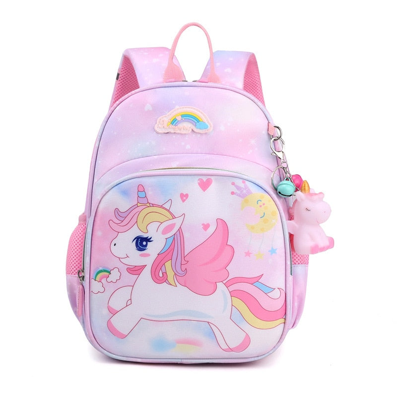 Nouveau sac à dos licorne pour fille princesse rose