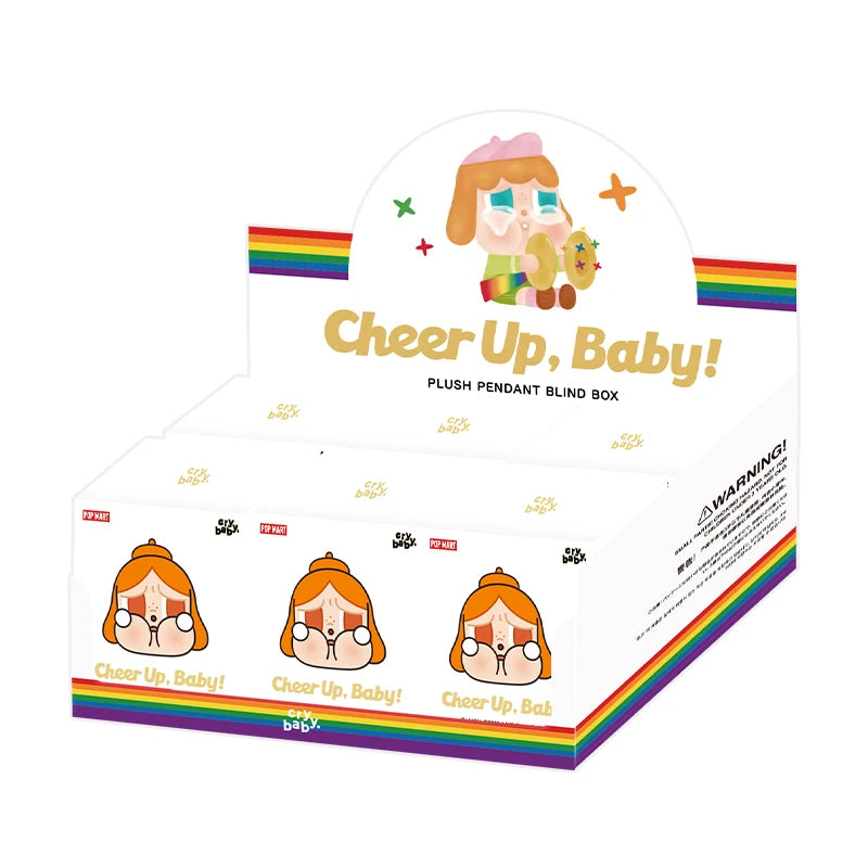 POP MART CRYBABY 'CHEER UP, BABY!' SERIE Plüsch-Anhänger Mystery Box - Blind Box Sammlerstück 1PC/6PCS Begrenzt auf 2 Stück/Sets pro Bestellung