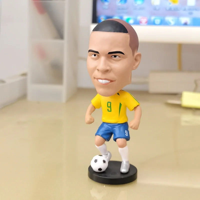 Fußballstar Puppe Auto Ornament gibt Jungen Geschenke c Ronaldo Stern Woche Charakter Neymar schüttelt seinen Kopf Puppe