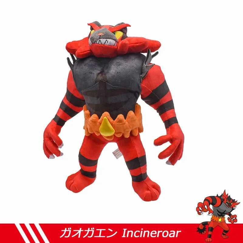 Pokemon Anime Figur Incineroar litten Plüschtiere weiche Stofftiere Cartoon Puppe Christmastoy Baby Kid Geschenk