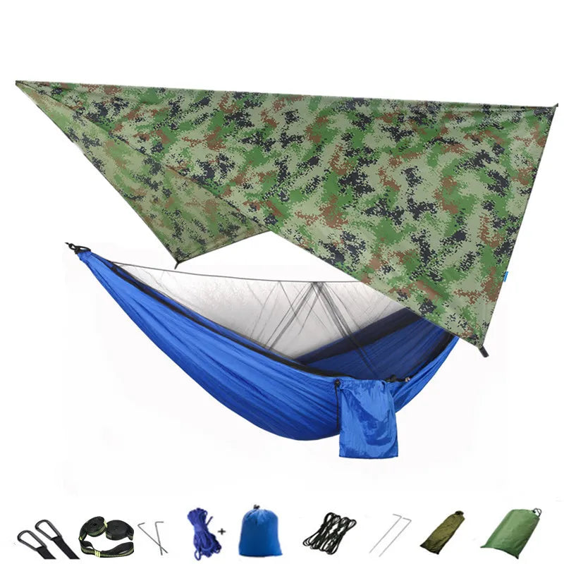 Camping Hammock Mosquito Net and Canopy Nylon for Hiking Camping Survival Travel