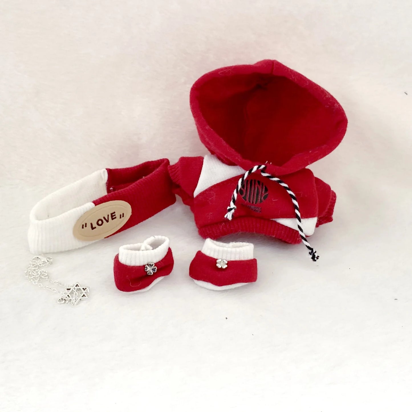 17cm Labubu Puppen Zubehör Niedlich Persönlichkeit Mode Geburtstag Anhänger Geeignet für V1 V2 V3 Kleidung Designer Unisex