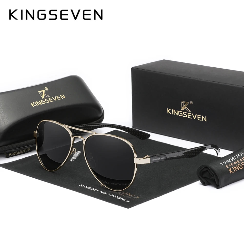 KINGSEVEN 2024 neues Design Pilot Sonnenbrille für Männer klassische Uv400 Schutz polarisieren Brillen Frauen HD Luxus Fahren Brillen