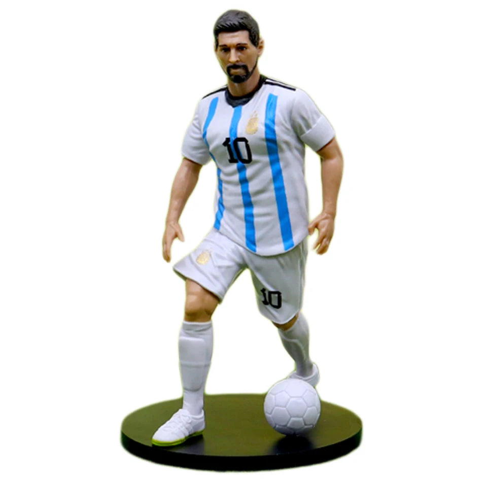 Gekürzte Version von Cristiano Ronaldo Messi MBappe Star Football Action Figures Sammelbare Fanartikel aus Madrid und Barcelona