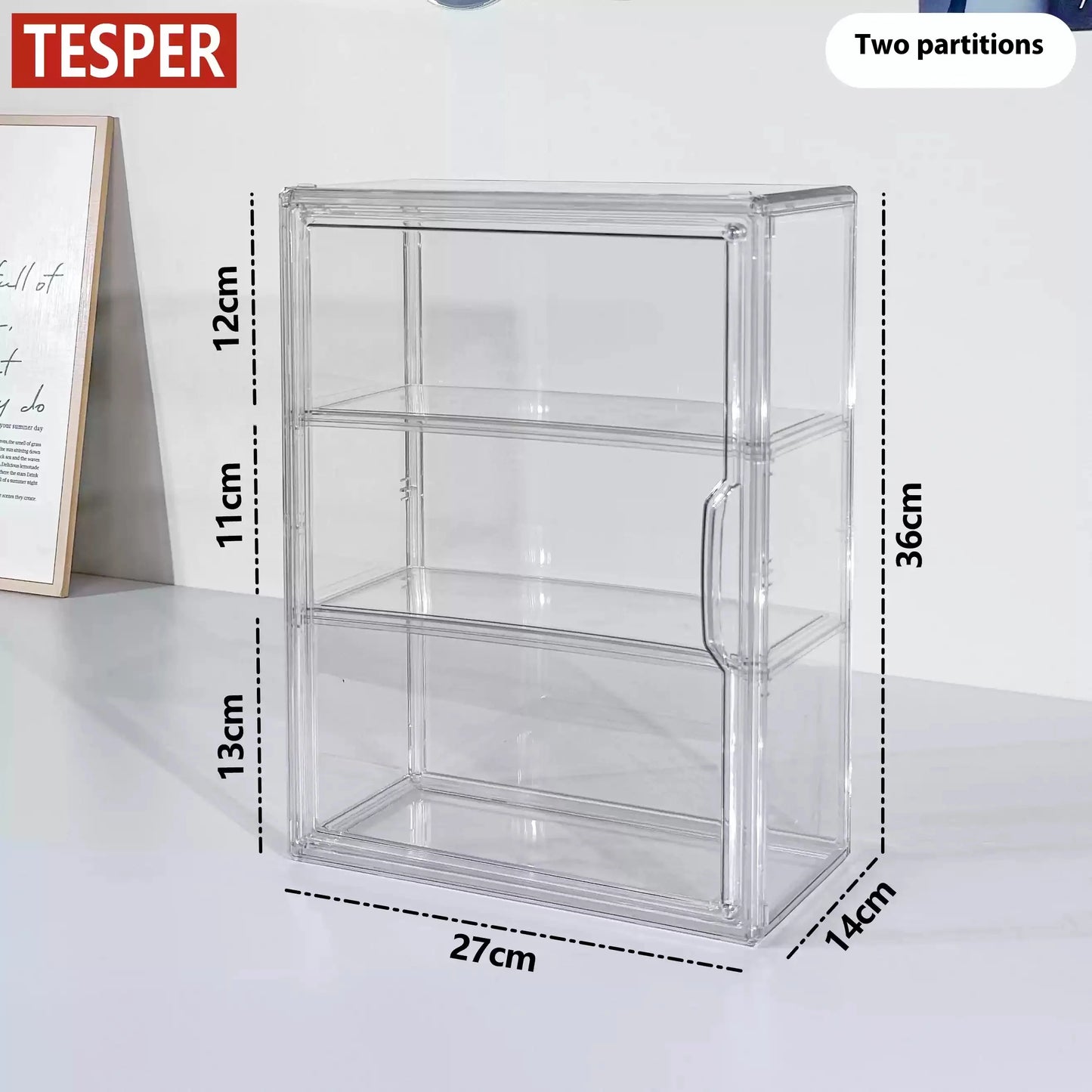 Transparent Acryl Blind Box Storage Display Cabinet LABUBU V3 Handheld staubdicht Desktop Organizer Bubble Mart Modern Style