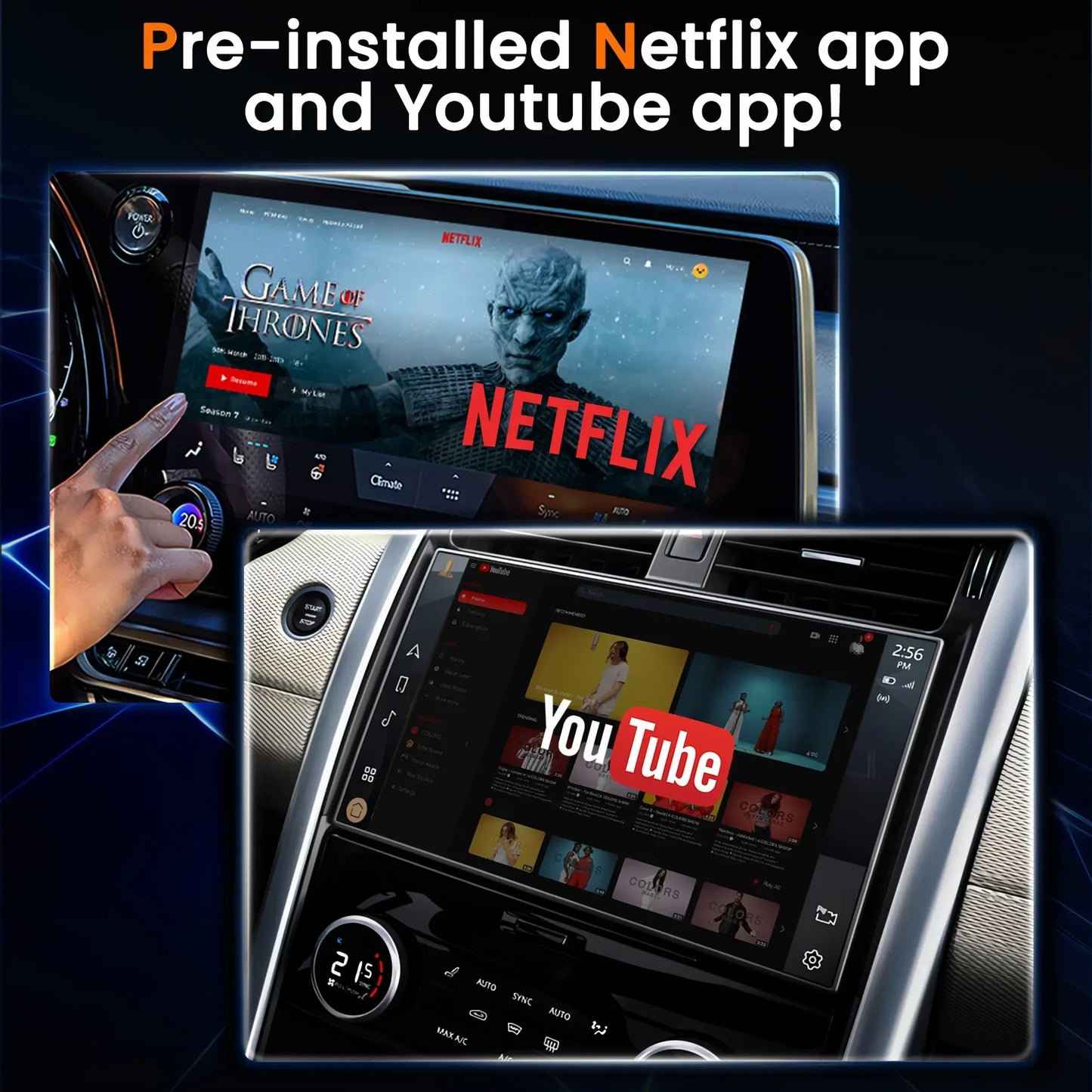 Android 13 CarPlay Smart Ai Box Android Wireless CarPlay Android Auto Adapter for Netflix for YouTube Car Intelligent Systems